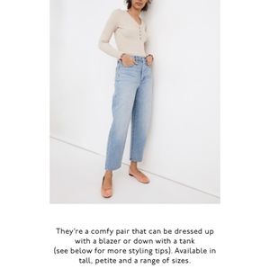Madewell Balloon Jeans